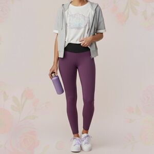 Purple Fabletics Leggings Size Large